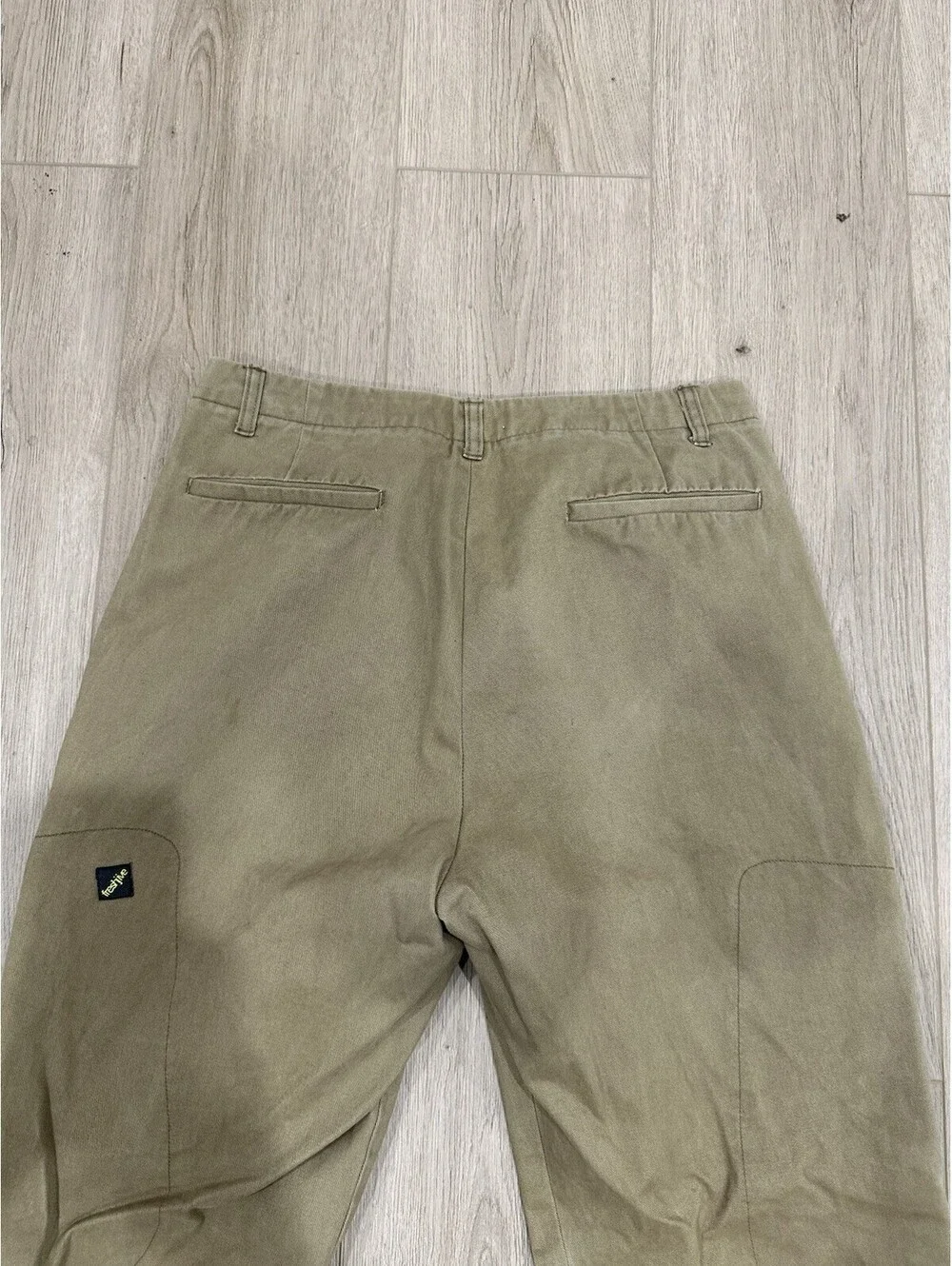 Freshjive Mens 30x29 Khaki Cargo Pants Vintage 1990s Skater Thrasher Gear